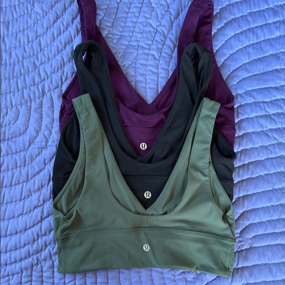Lululemon Align V-Neck Bras Light Support, A/B Cup 3pk - Picture 2 of 3